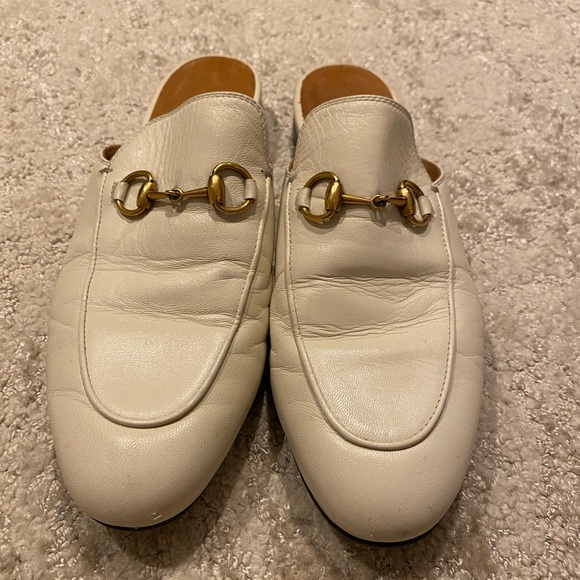 Gucci flats white with gold buckle - Picture 4 of 4
